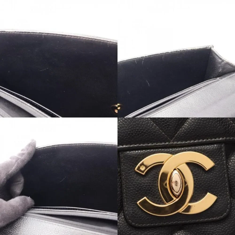 CHANEL Matelasse Grained Calf Briefcase